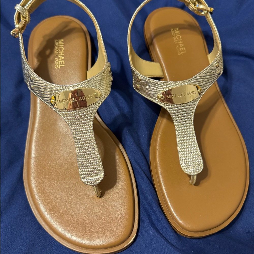 Michael Kors Gold Women's Sandals